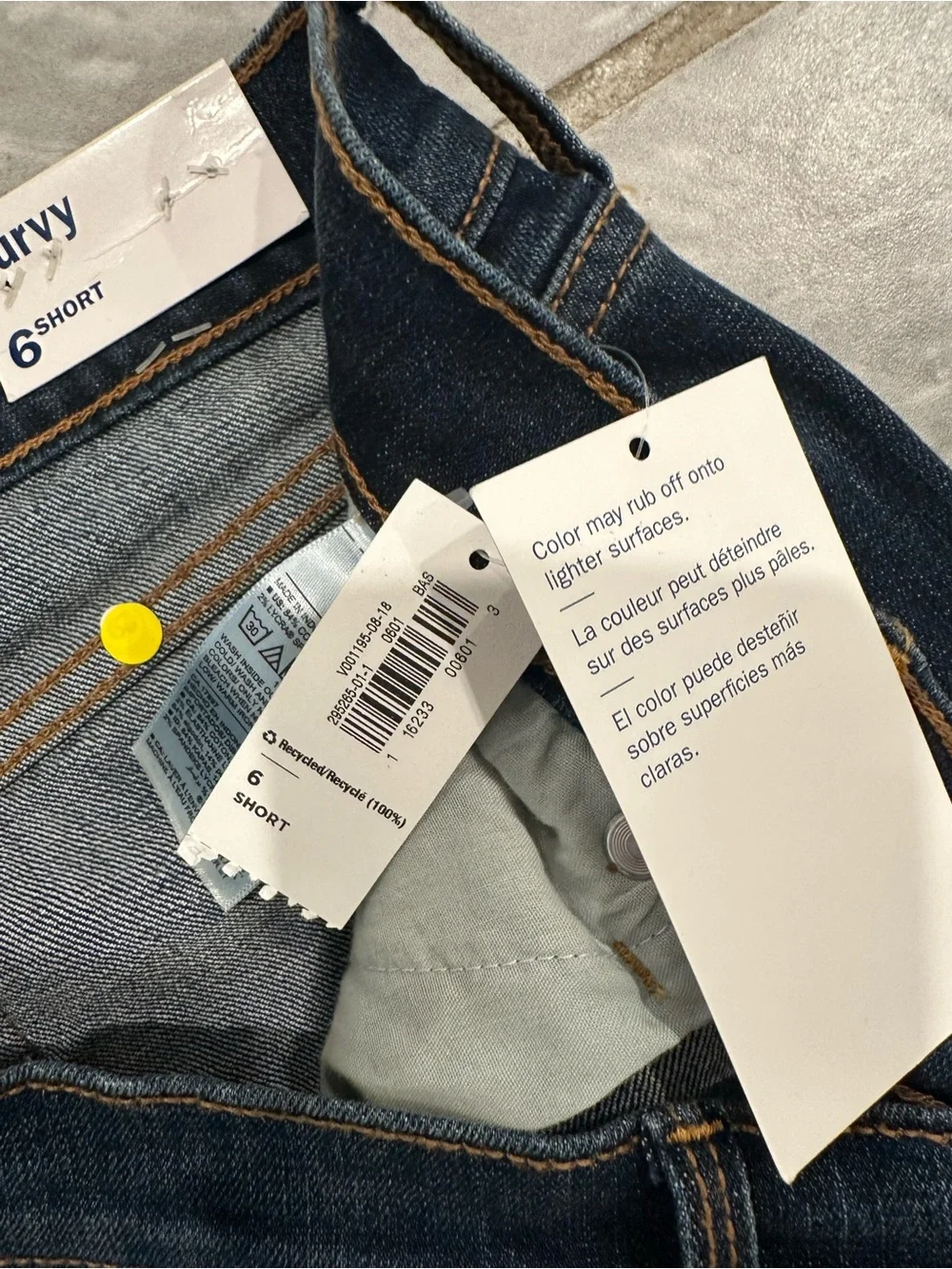 Old Navy measurements are